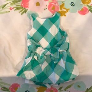 Janie and Jack dress romper dress, Worn once.